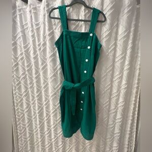 Maeve/ Anthropologie 16w teal denim dress